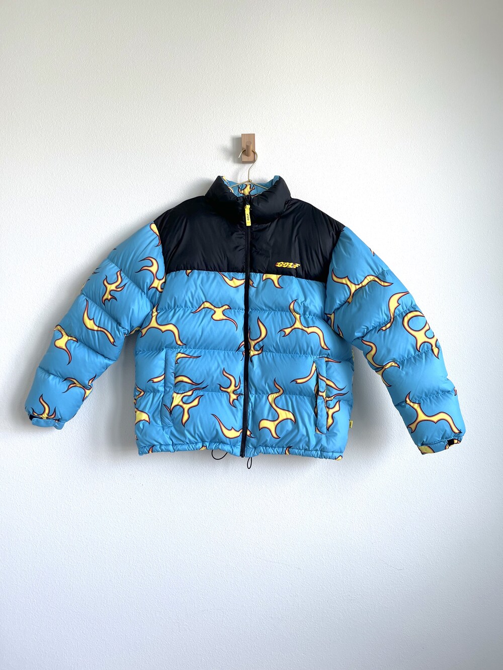 GOLF Wang Tyler The Creator Flame Down Puffer Jacket Rare Streetwear